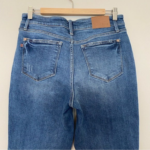 Judy Blue Mid Rise Vintage Wash Boyfriend Jeans Size 7|28 - Picture 7 of 16
